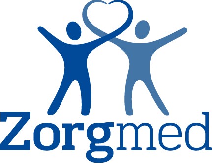 logo corp blauw op witte achtergrond zorgmed
